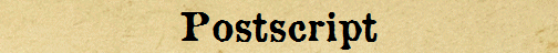 Postscript