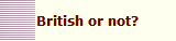 British or not?